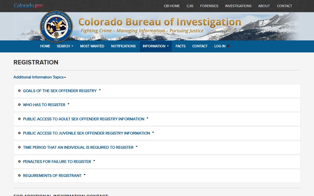 Lafayette residents directory Colorado offender registry