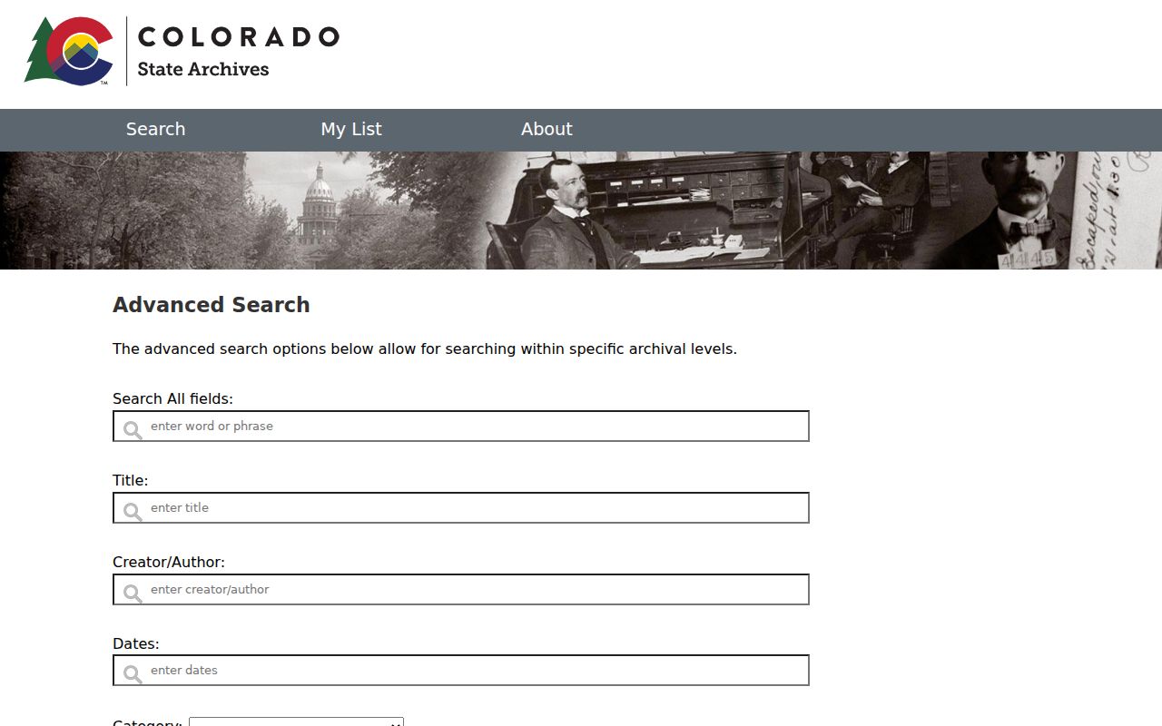 Lafayette residents directory Colorado State Archives search