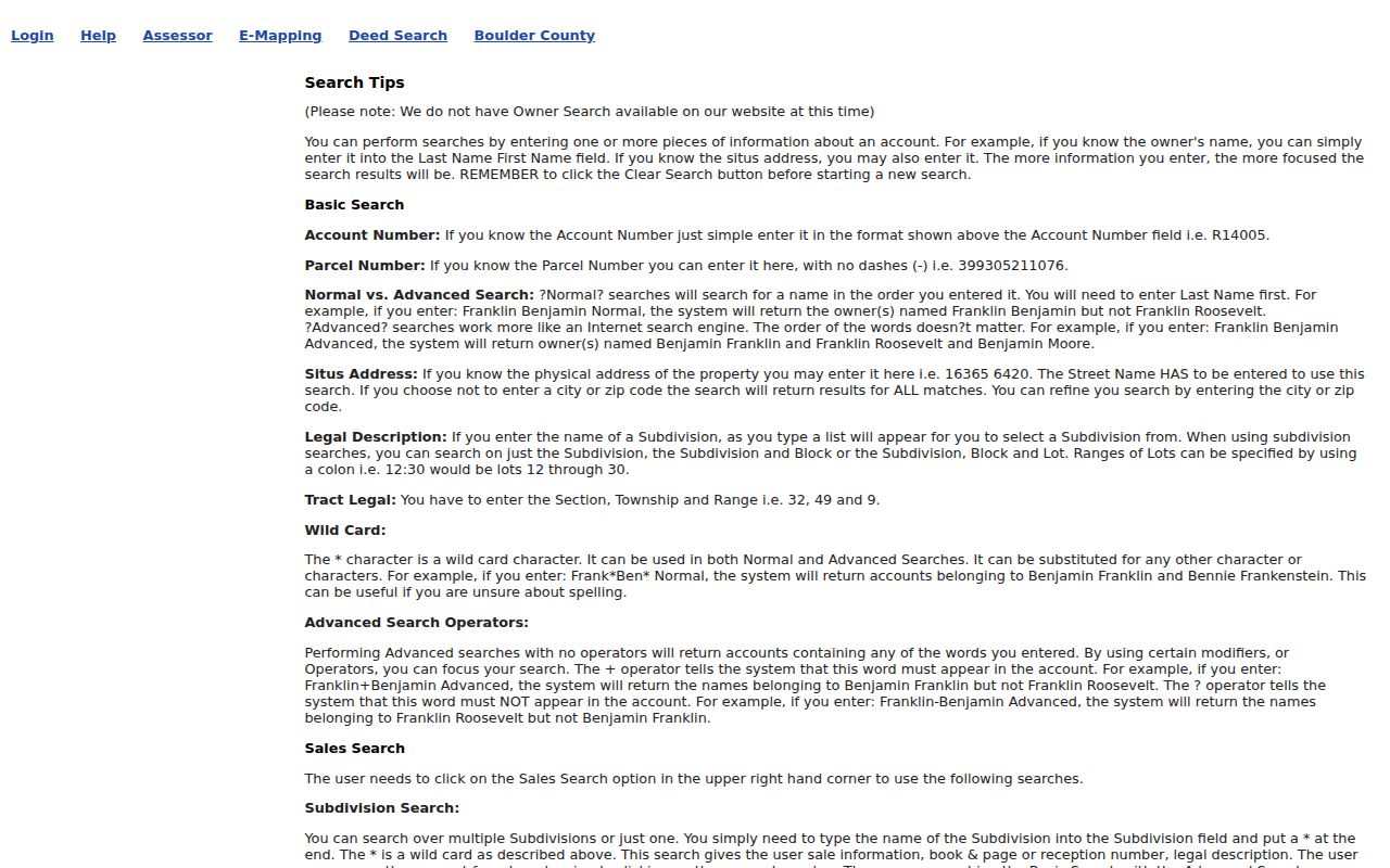 Lafayette ZIP code directory Boulder Treasurer situs ZIP search