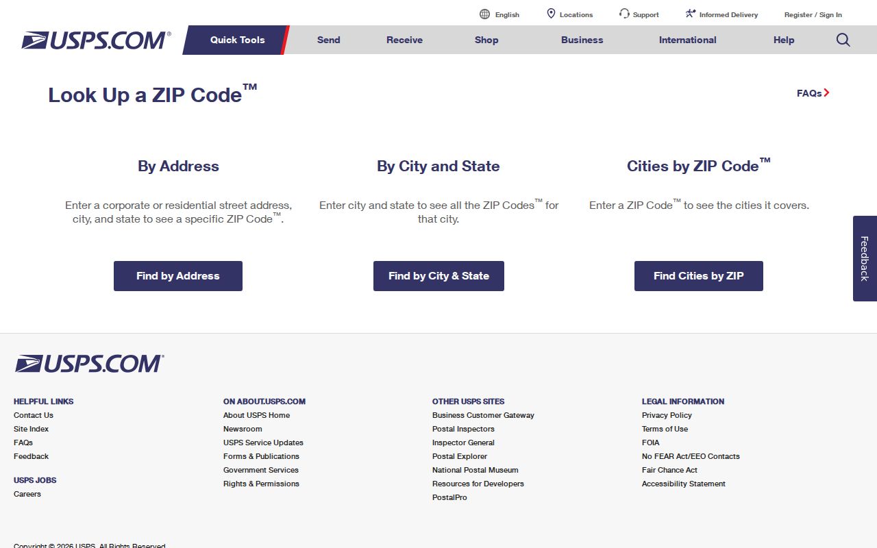Lafayette ZIP code directory USPS ZIP lookup